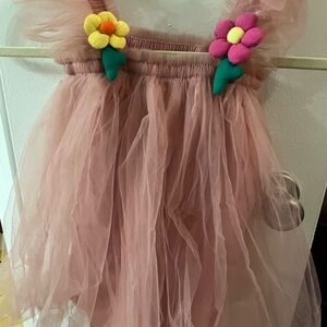 Beautiful never worn pink chiffon dress